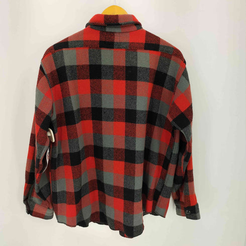 メルトン melton 60S WOOL ウールバッファローチェックシャツ メンズ FREE
